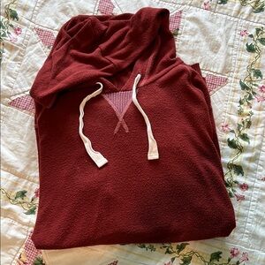 Torrid Burgundy Hoodie Sweater